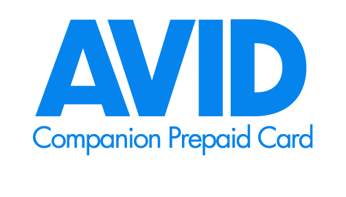 Avid Prepaid Card with EMV chip technology. This supports safe and secure payments.